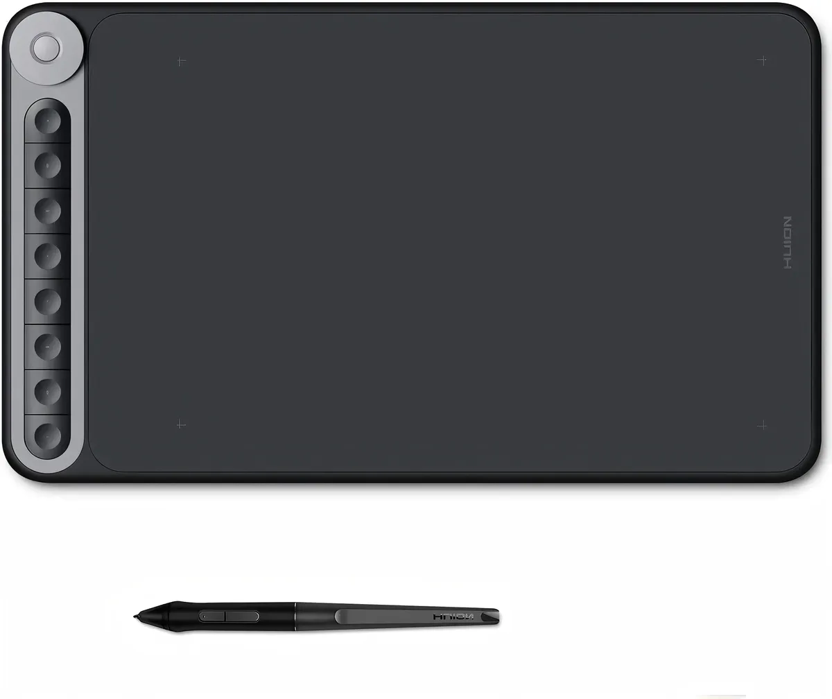 HUION HUION Inspiroy Dial Q620M graphics tablet 10.5x6.56 in — product photo