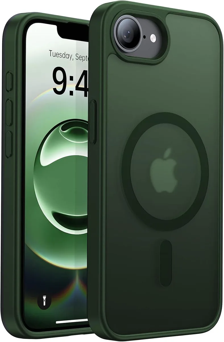 Transcend Transcend Magnetic Shockproof Case for iPhone 17e & 16e 6.1 Green — product photo