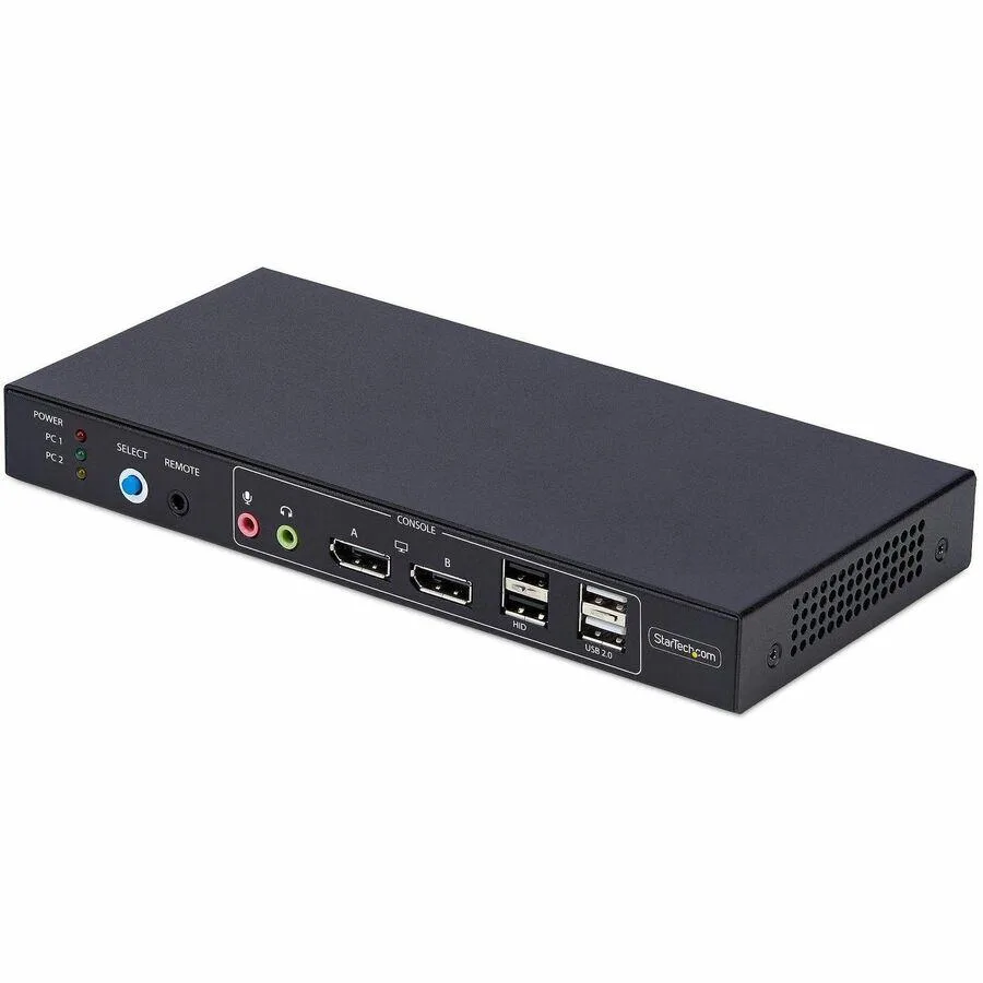 STARTECH STARTECH P2ADD121D-KVM-SWITCH 2-Port Dual-Monitor DisplayPort KVM Switch 4K 60Hz — product photo
