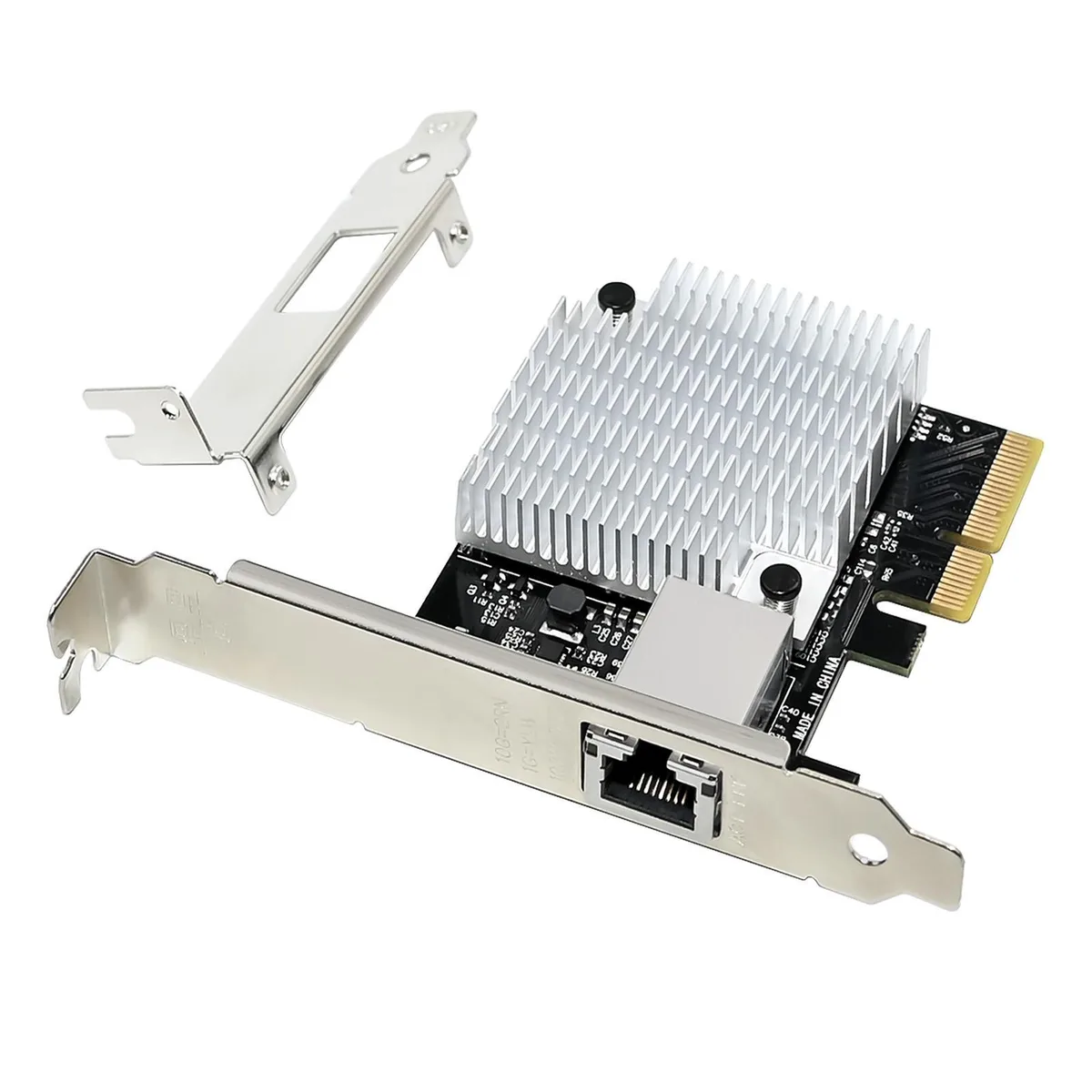 C&amp;N C&amp;N Single Port 10Gbps PCIe x4 Network Card with Marvell AQC107S — product photo