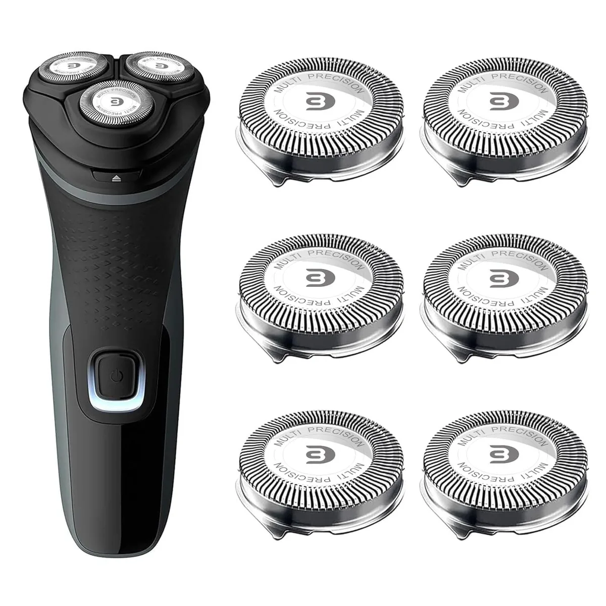 TAURKENAM TAURKENAM SH30 Replacement Heads 6 Pack Shaver — product photo