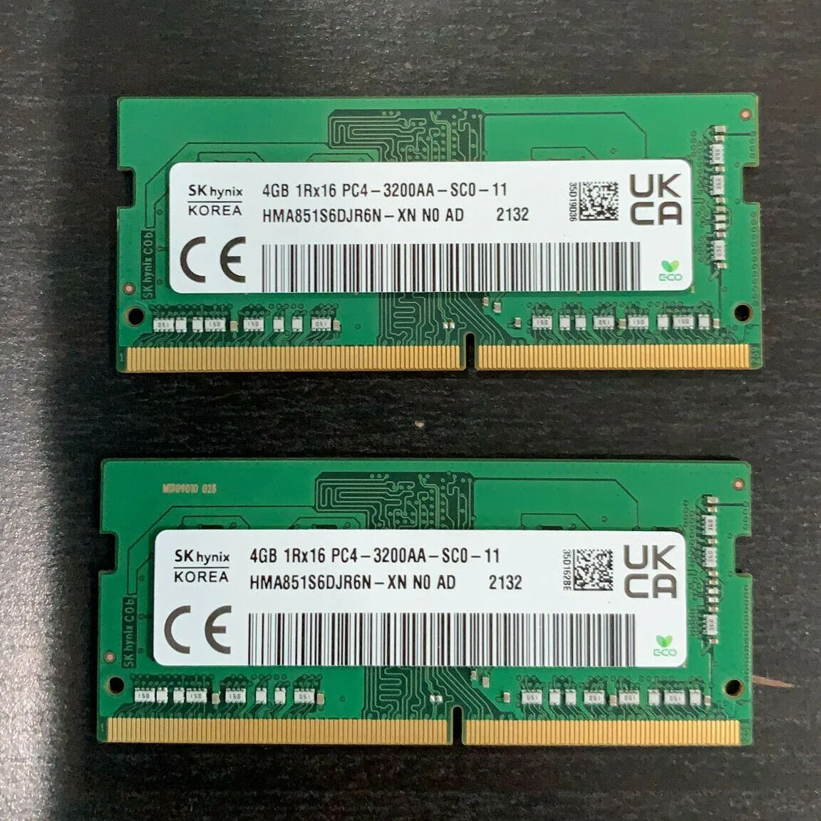 SK hynix SK hynix 8GB (2x4GB) DDR4 3200 SO-DIMM CL22 HMA851S6DJR6N-XN — product photo
