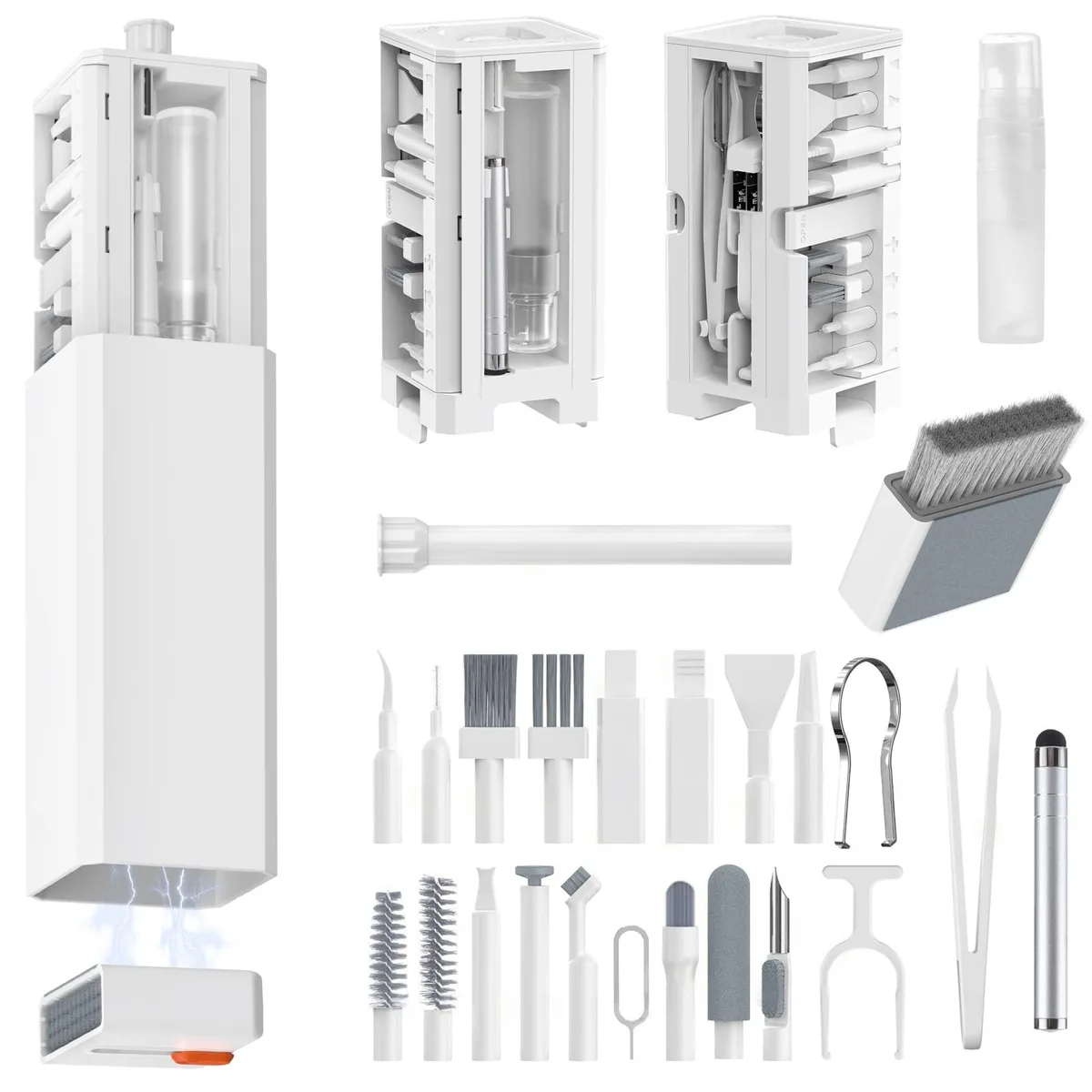 DBPOWER 32-in-1 Electronic Cleaning Kit (White) — product photo