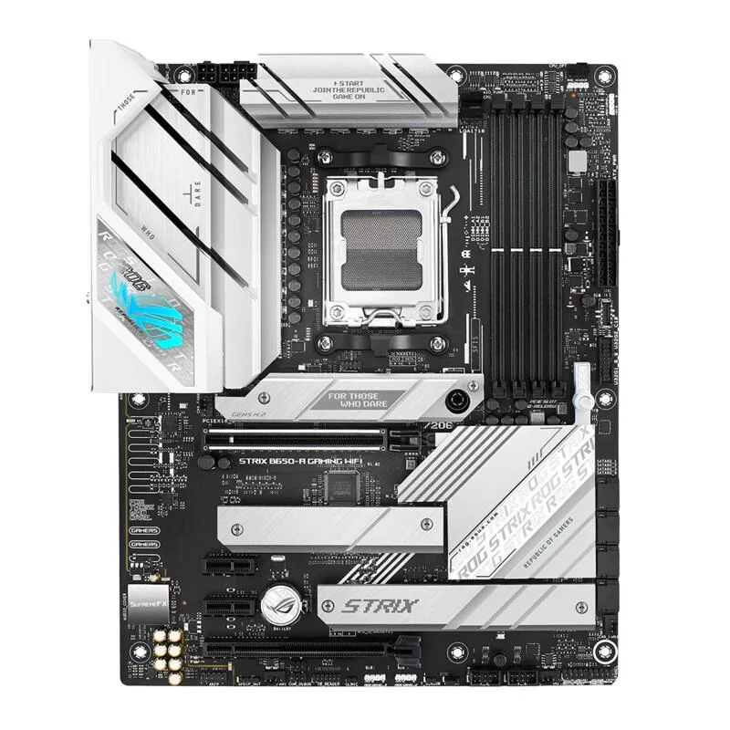 ASUS ASUS ROG STRIX B650-A GAMING WIFI Snow AMD motherboard — product photo