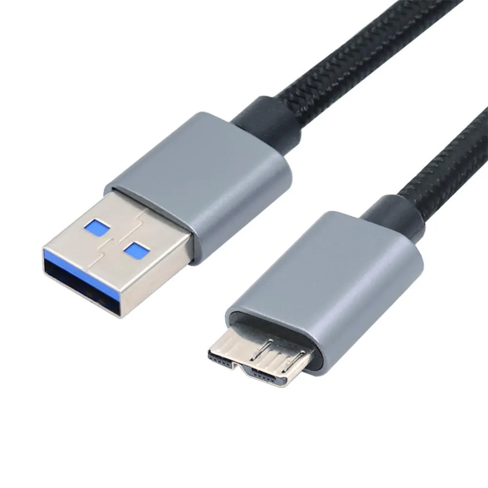 Fervit Fervit USB 3.0 Type-A to Micro 3.0 B Cable Silver 30cm — product photo