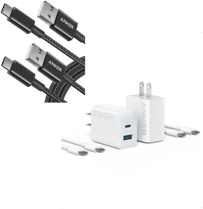 MCHOSE MCHOSE 6 ft Lightning Cable 2-Pack with 20W Charger — product photo