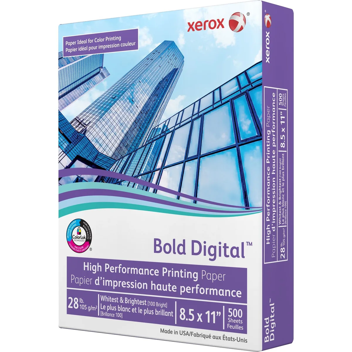 XEROX XEROX 3R11760 Bold Digital Paper 8.5 x 11 in 28 lb 500 Sheets — product photo