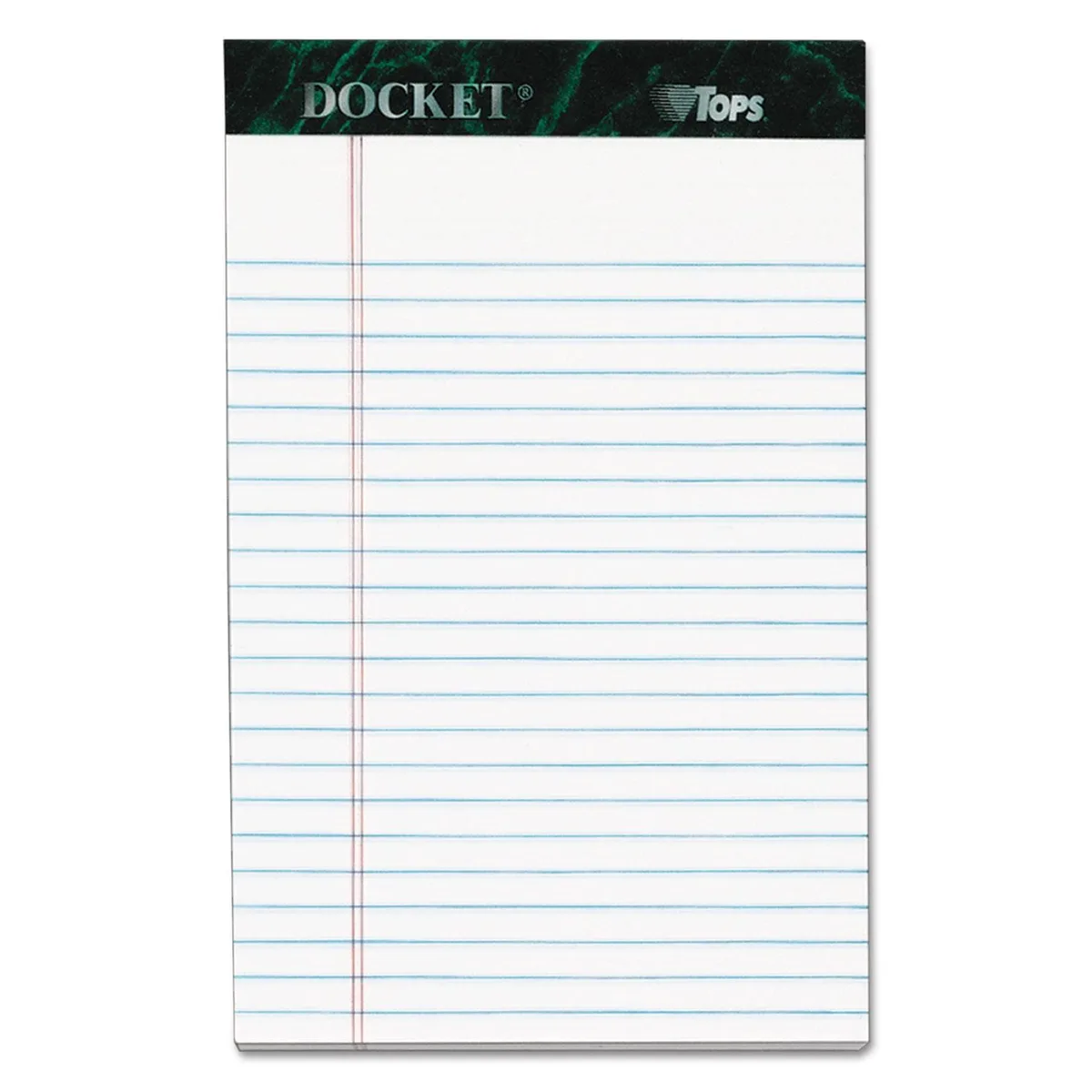 TOPS TOPS Docket Ruled Perforated Pad 50 Sheets 6 Pack 63366 — product photo
