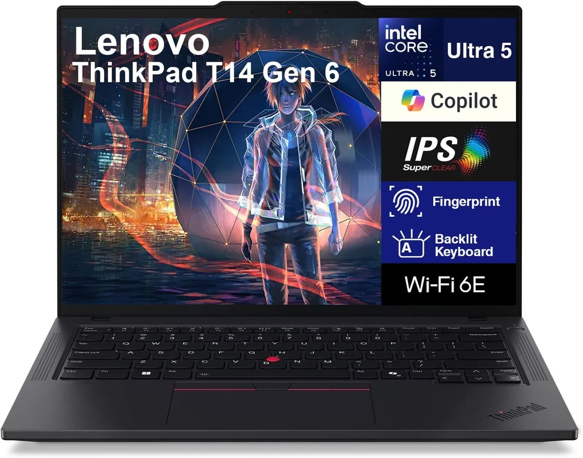 Lenovo Lenovo ThinkPad T14 laptop Intel Core Ultra 5 225U 32GB 2TB — product photo