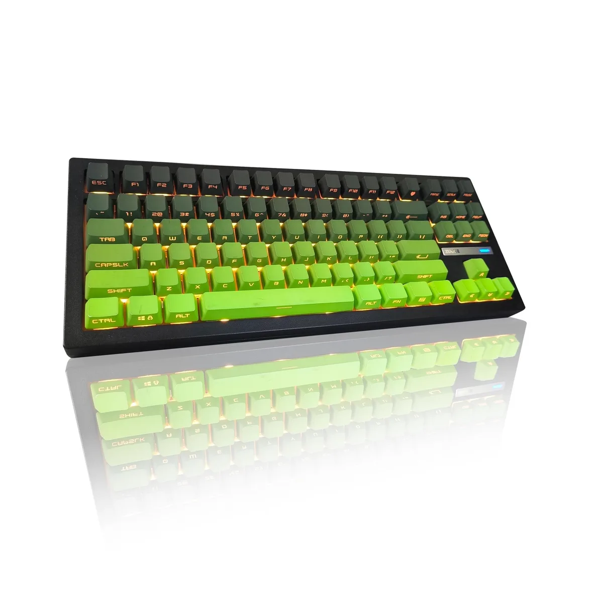 ZORNHER ZORNHER ZH870 Wireless Mechanical Gaming Keyboard 80% Matcha Linear Switches — product photo