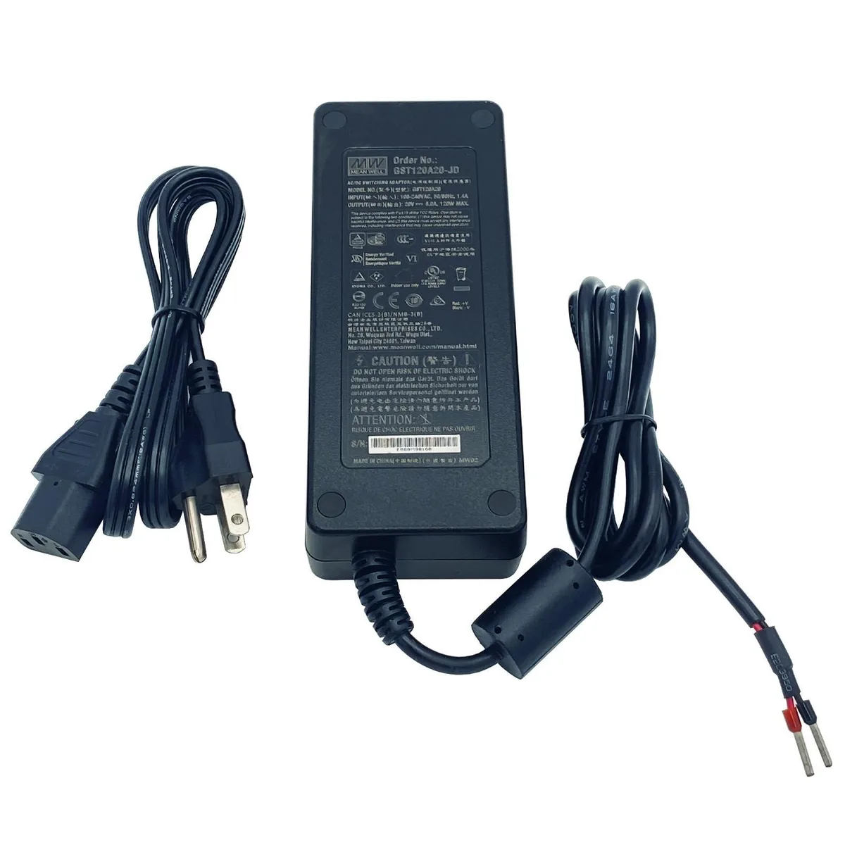 Mean Well Mean Well GST120A20 20V 6A 120W power adapter — product photo