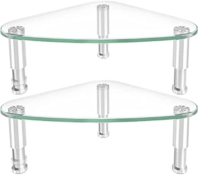 TAURKENAM TAURKENAM Triangle Corner Monitor Stand 2 Pack HD01T-203 — product photo