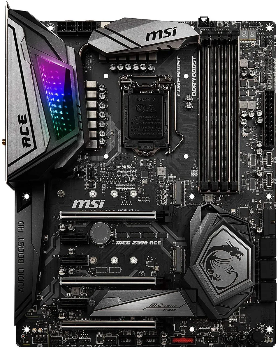 MSI MSI MEG Z390 ACE Intel motherboard LGA 1151 — product photo