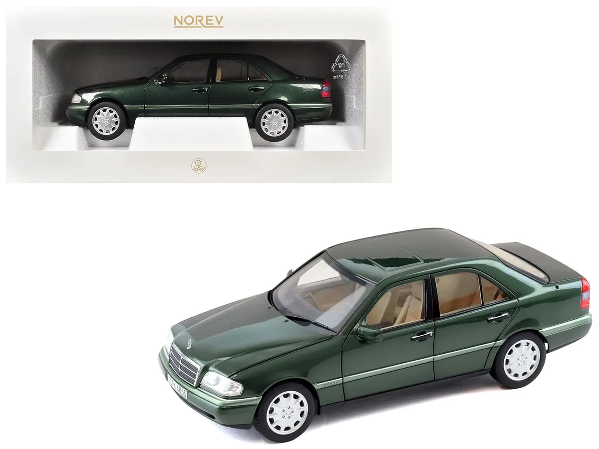 Norev Norev 1993 Mercedes-Benz C-Class Malachite Green 1/18 Diecast Car — product photo