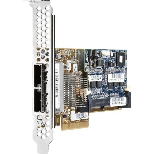 HPE HPE P421Product Smart Array P421/1GB FBWC 6Gb 2-ports Ext SAS Controller — product photo