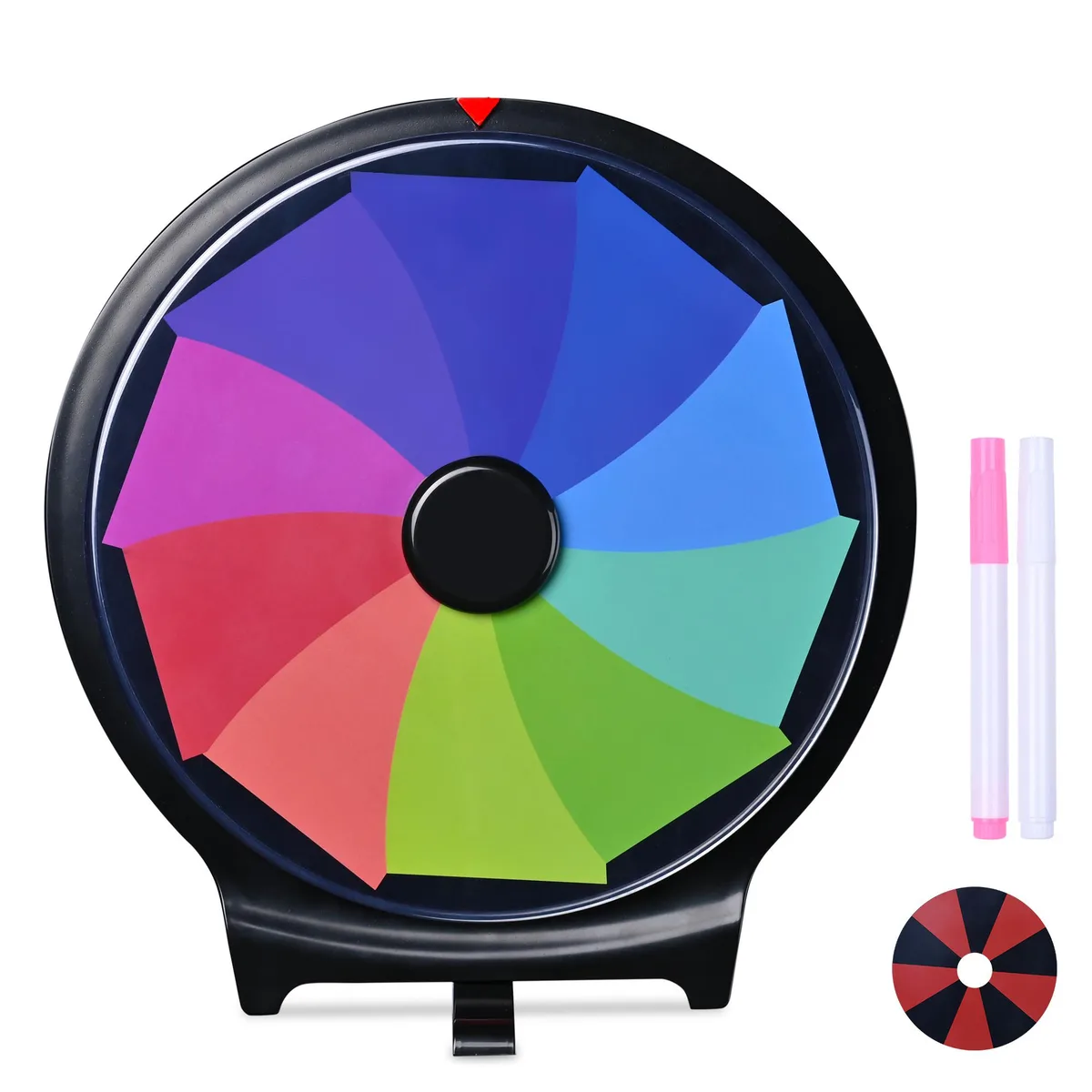 Yescom USA, Inc. Yescom USA, Inc. 35WSP009-L1006 10" double-sided prize wheel 10 slots supply — product photo