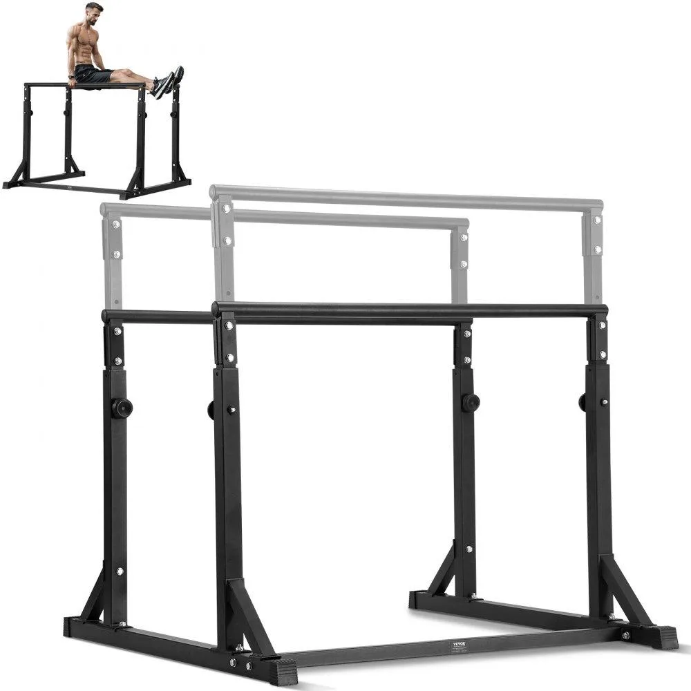 VEVOR VEVOR Dip Bar FA004 800 lbs Adjustable Height 37-49 in — product photo