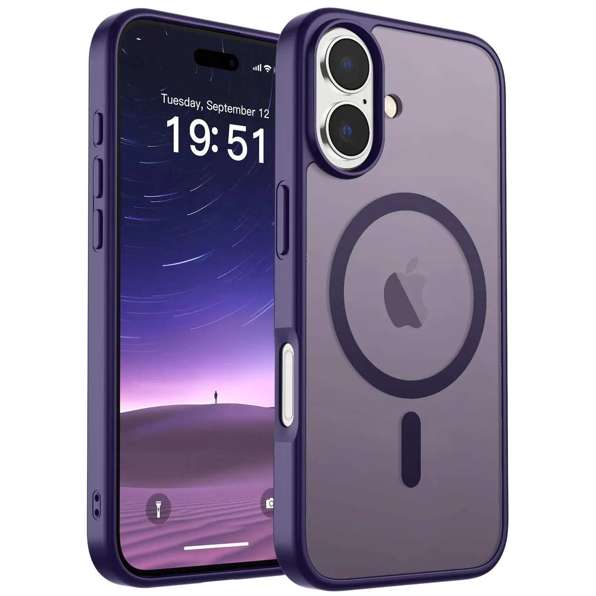 KEHIPI KEHIPI Magnetic iPhone 17 Case MagSafe 10 ft Drop Dark Purple — product photo