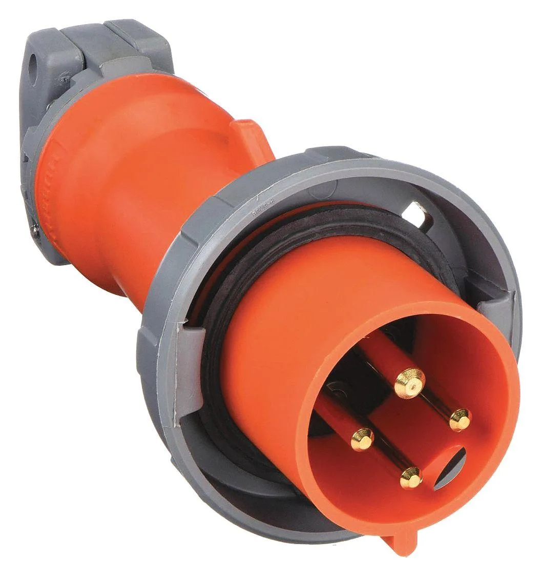 Hubbell Incorporated Hubbell Incorporated HBL430P12W Watertight Pin &amp; Sleeve Plug 30 A — product photo