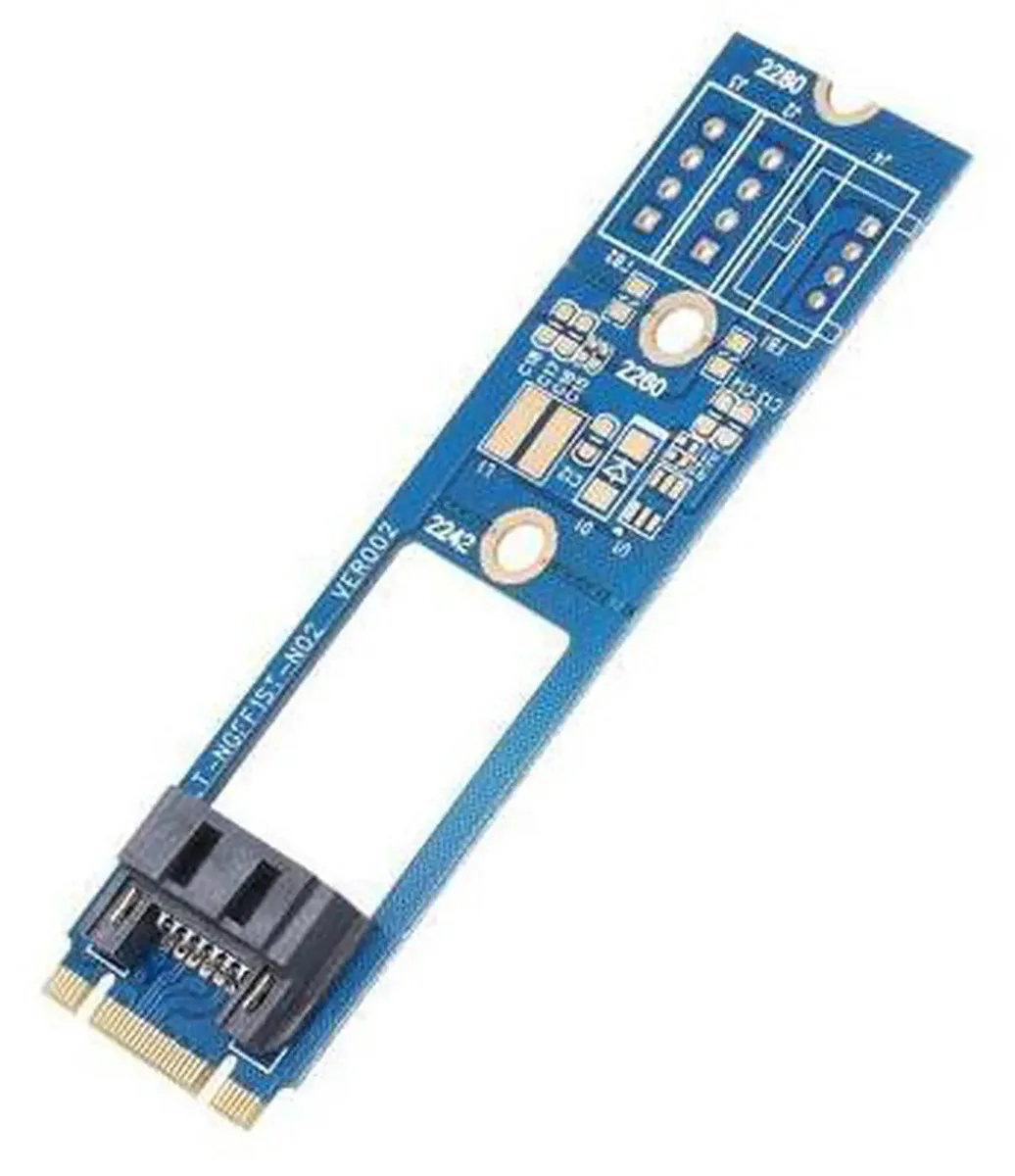 SMUGDESK SMUGDESK M.2 NGFF SATA 3.0 to 7-Pin SATA III Converter Adapter Card — product photo
