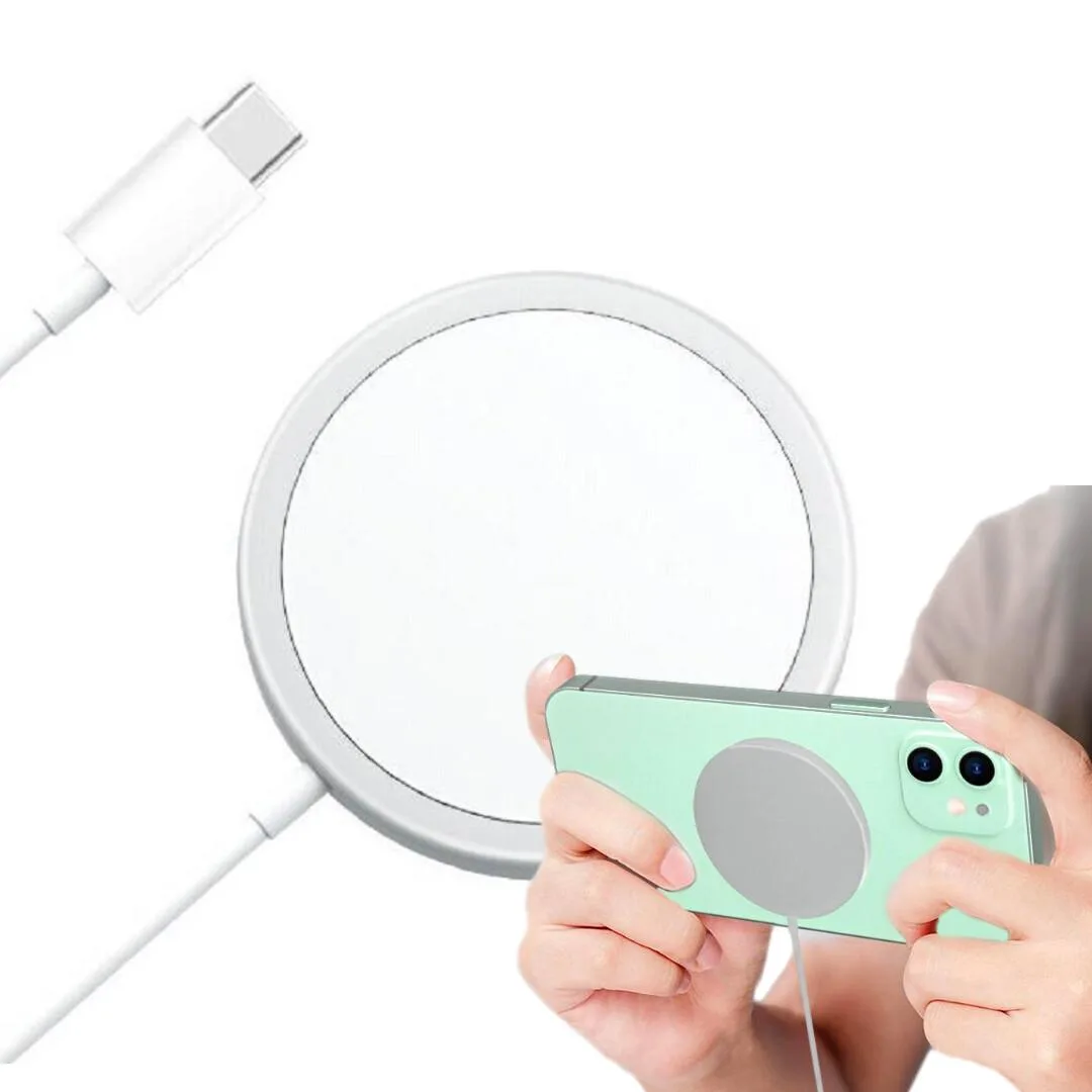 Product Ace Product Ace 15W Magnetic Car Charger White USB-C 12V 1.5A — product photo