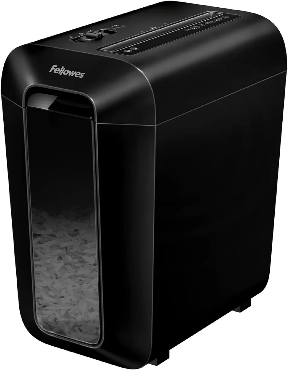 FELLOWES FELLOWES 4400301 LX65 Cross-cut Shredder 10 per pass P-4 6 min run 20 min cool 4 gal bin — product photo