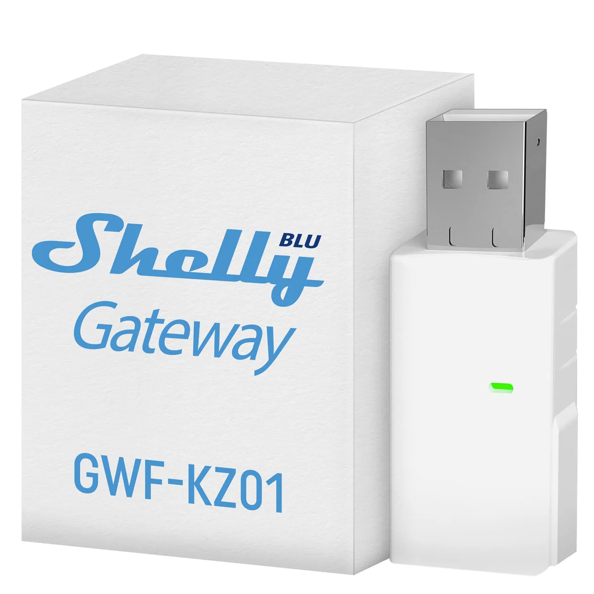 Shelly Shelly BLU Gateway USB-A Dongle Kit 30m/50m Range — product photo