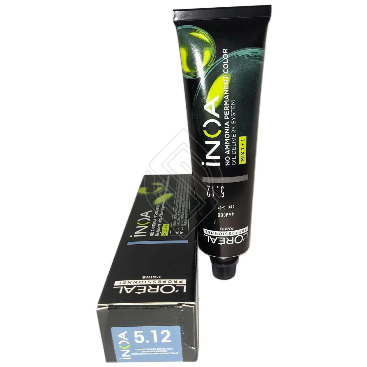 L'Oreal L'Oreal Inoa #5.12 Light Ash Iridescent Brown hair color 60g — product photo