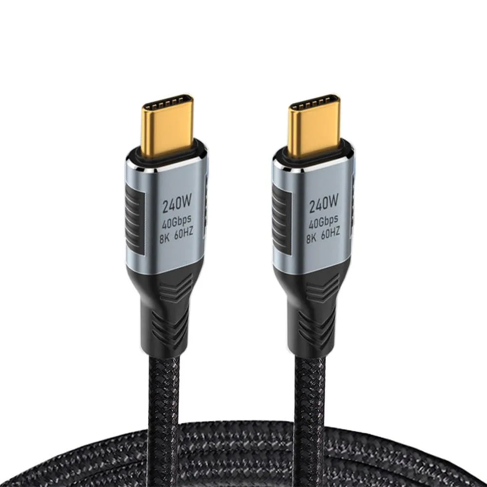 BONAEVER BONAEVER USB4 240W 40Gbps 8K 60Hz Thunderbolt 3 Cable 0.5m — product photo