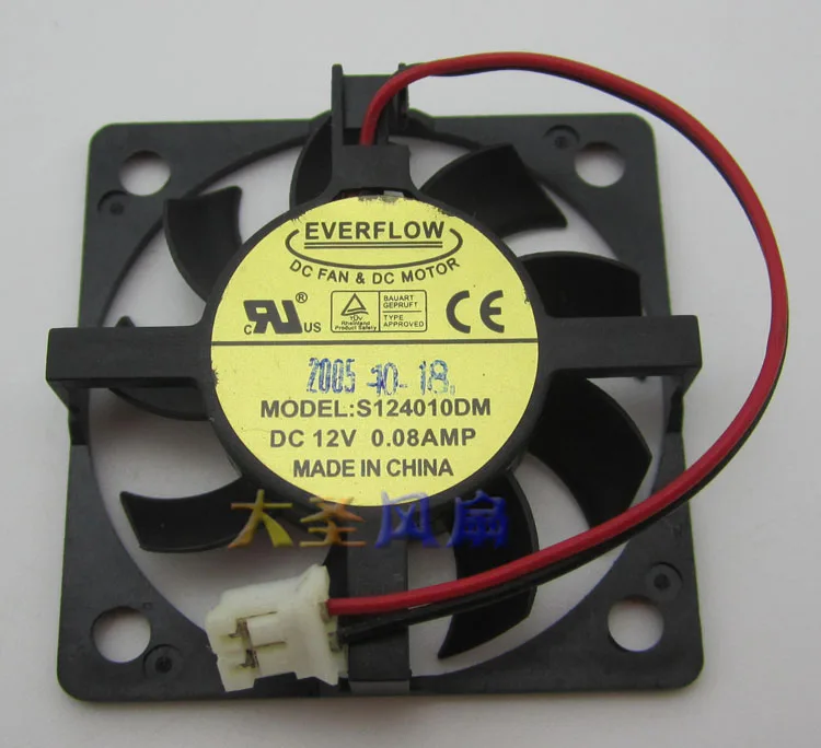 SXDOOL SXDOOL S124010DM VGA Cooling 12V .08A .15A 2-pin — product photo