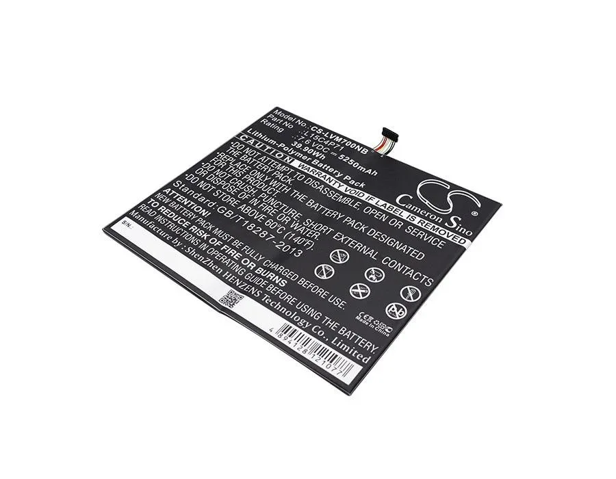 Rectangular replacement battery for Lenovo IdeaPad Miix 700-12ISK
