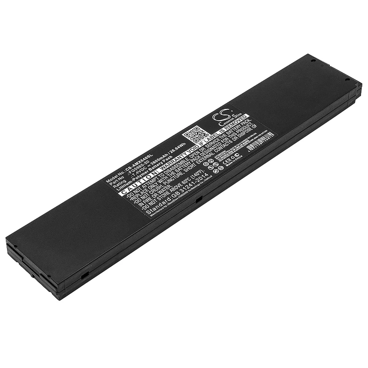 Centenex Electronics Centenex Electronics DS-CS-AMX840SL Battery 7.4V 3600mAh Li-Polymer Black — product photo