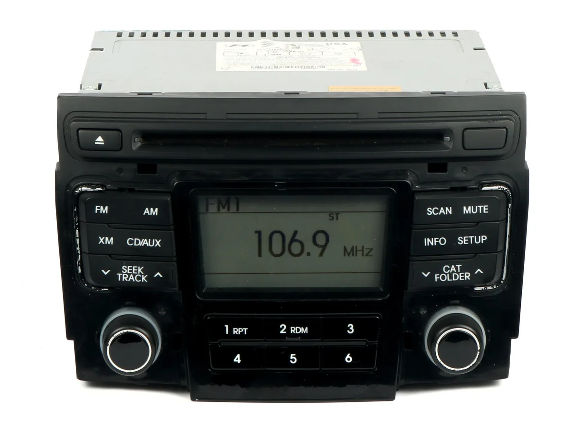 1 Factory Radio 1 Factory Radio 2011 Hyundai Sonata AM FM CD Receiver 96180-3Q000 — product photo