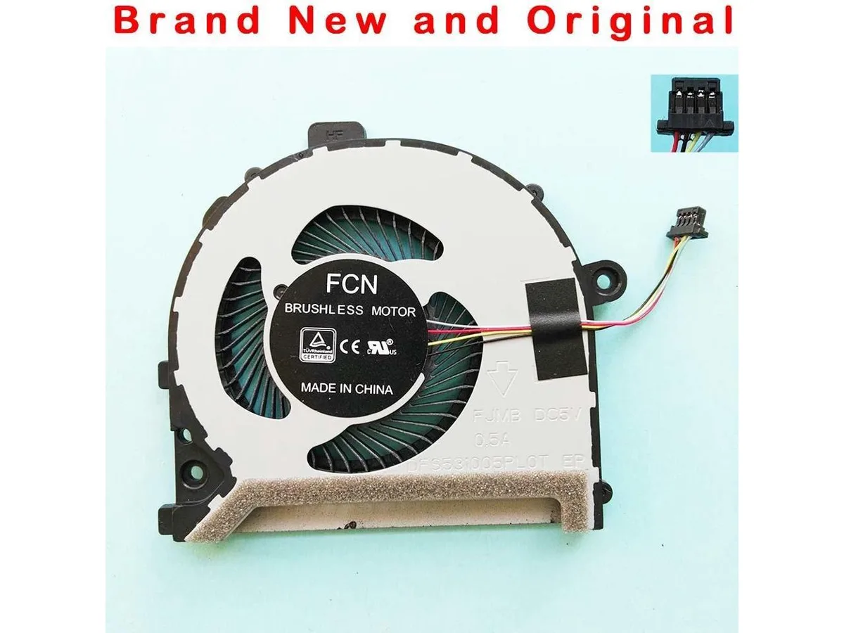 Fans Fans CPU cooler for Dell Inspiron 5370 0RV0CY RV0CY DFS531005PL0T FJMB DC 5V .5A — product photo