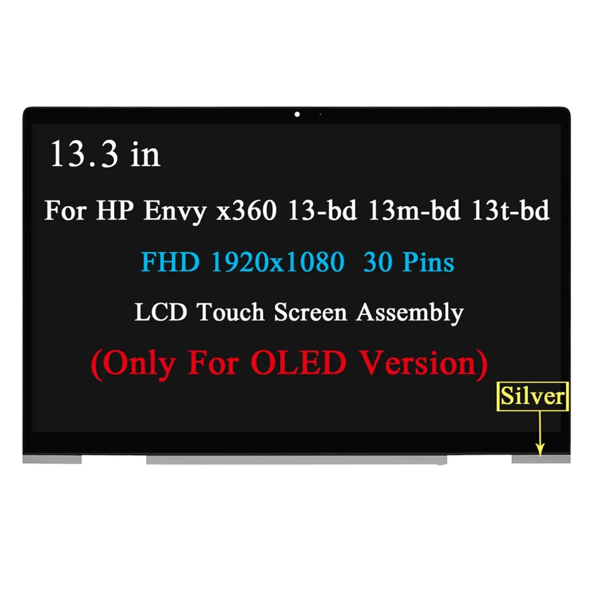 NUOLAISUN NUOLAISUN OLED ATNA33XC08 13.3" FHD Touch Screen for HP Envy X360 13-bd 13m-bd 13t-bd — product photo