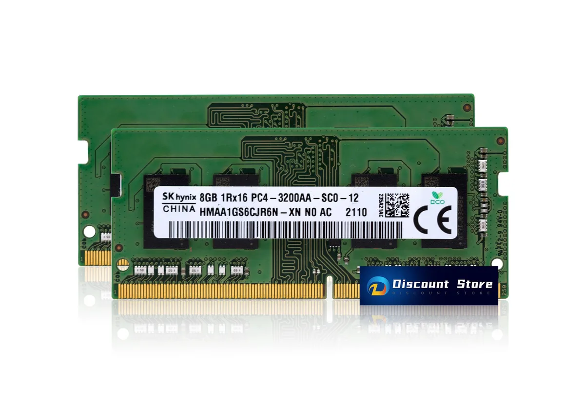 SK hynix SK hynix DDR4 16GB (2x8GB) 3200MHz CL22 1.2V 260-pin SODIMM laptop RAM — product photo