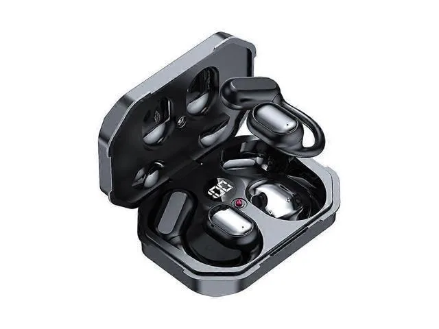 LORDWORLD LORDWORLD Ear-Hook Earbuds Bluetooth 5.3 IPX7 50H Black — product photo