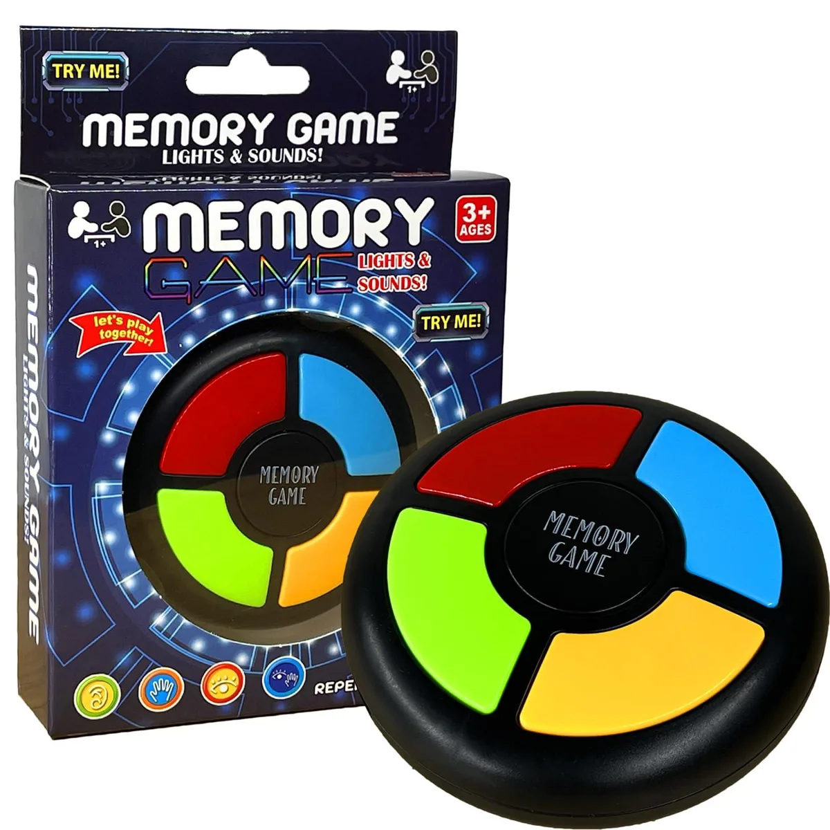  Worry Free Gadgets 907H Memory Game Handheld Electronic Toy — product photo