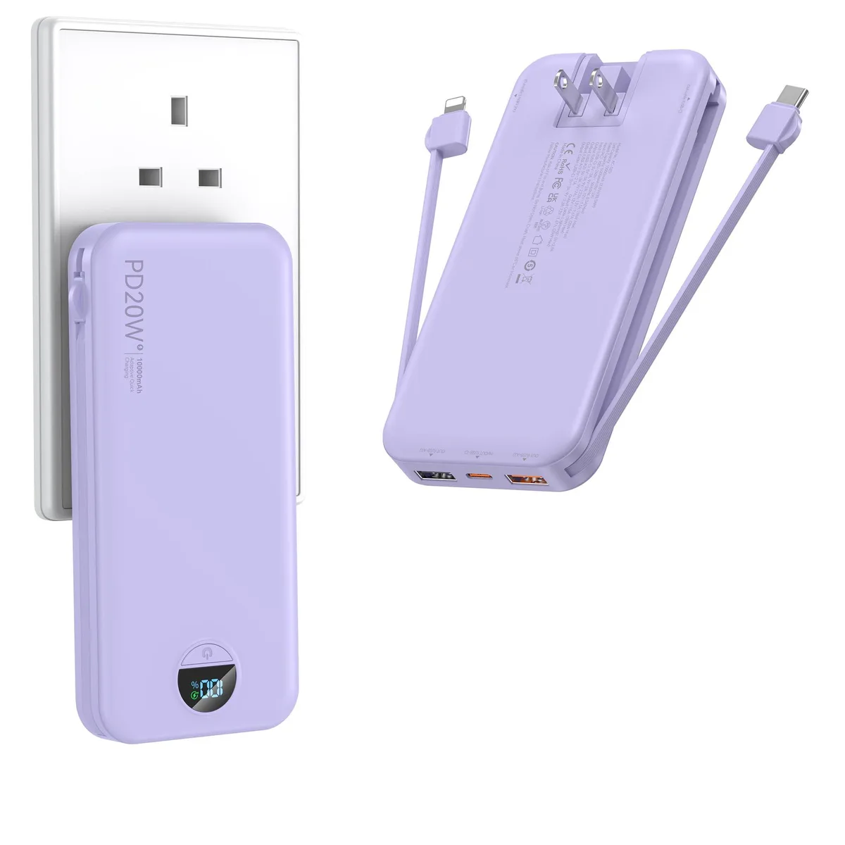  Ffnpua AC-02D 10000mAh power bank — product photo
