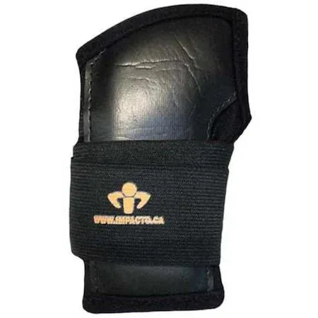Black wrist support with single strap vinyl foam construction ambidextrous universal fit