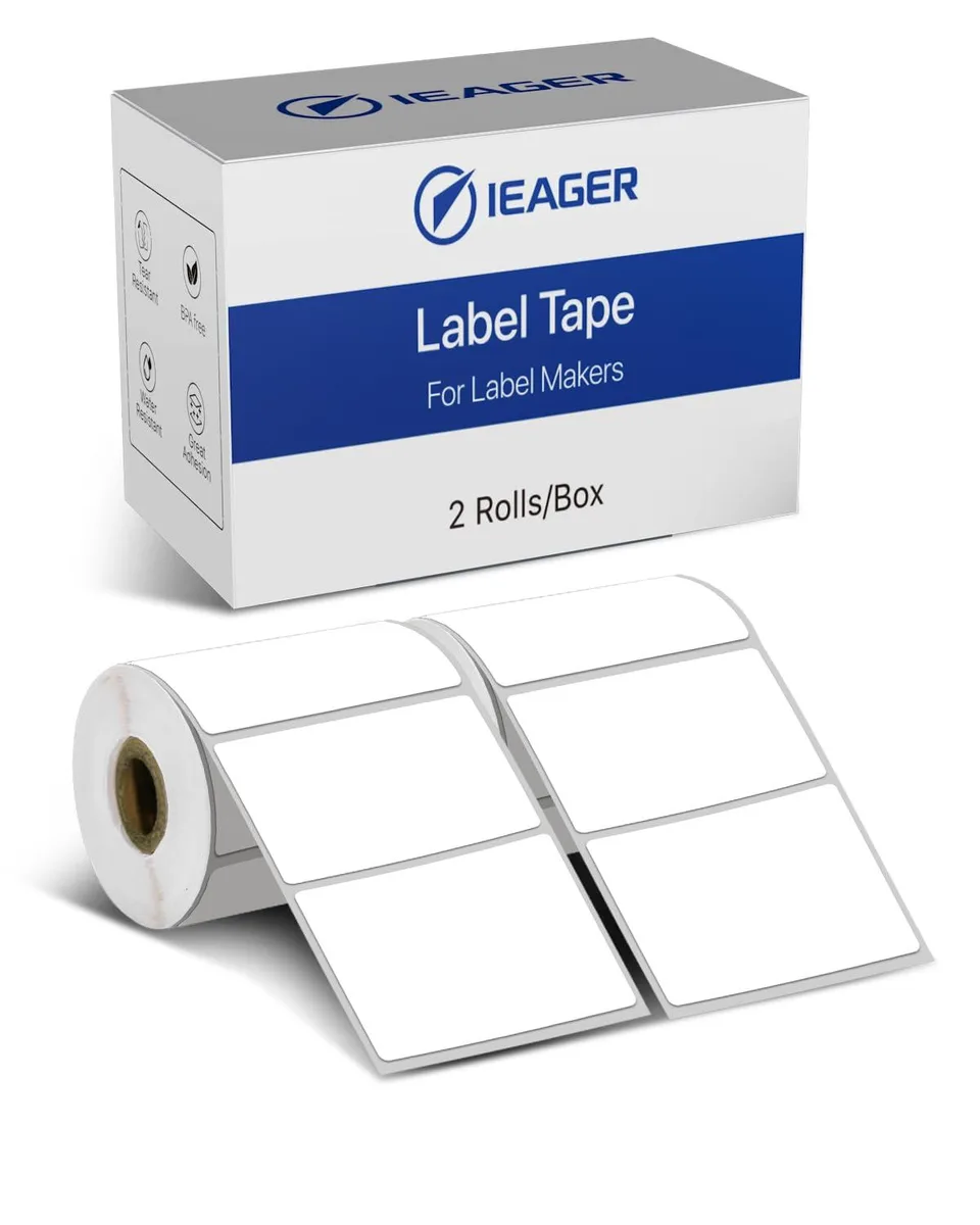 iEager 40x30mm Thermal Labels 24 Rolls White — product photo