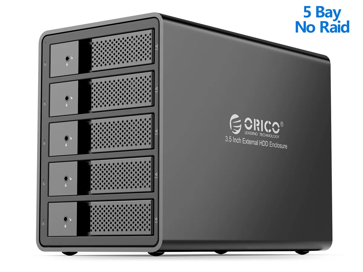 Orico Orico 9558U3 5-bay 3.5" SATA USB 3.0 enclosure — product photo