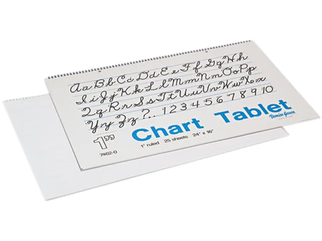 Pacon Pacon 74620 Chart Tablet Ruled 24 x 16 White 25 Sheets Pad — product photo