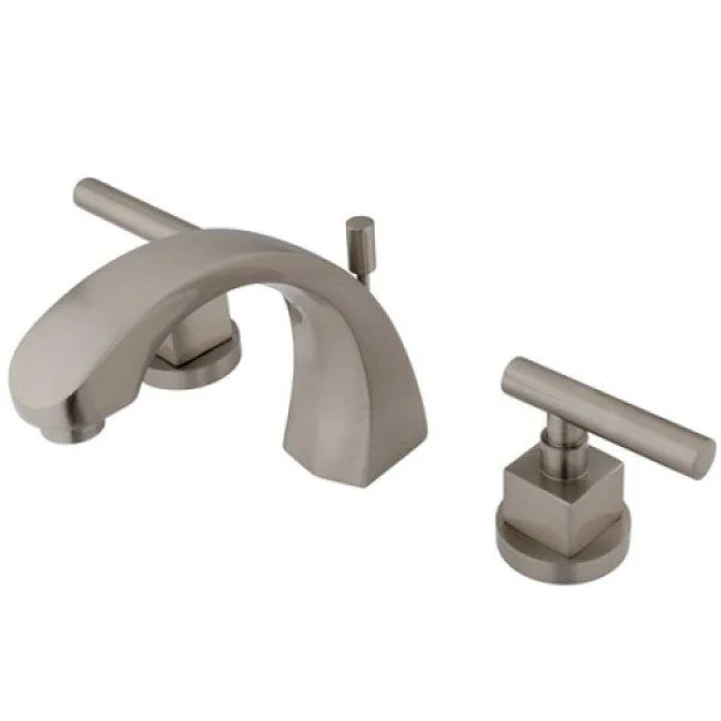 KINGSTON BRASS Kingston Brass KS4988CQL Claremont Two Handle Widespread Lavatory Faucet Satin Nickel — product photo