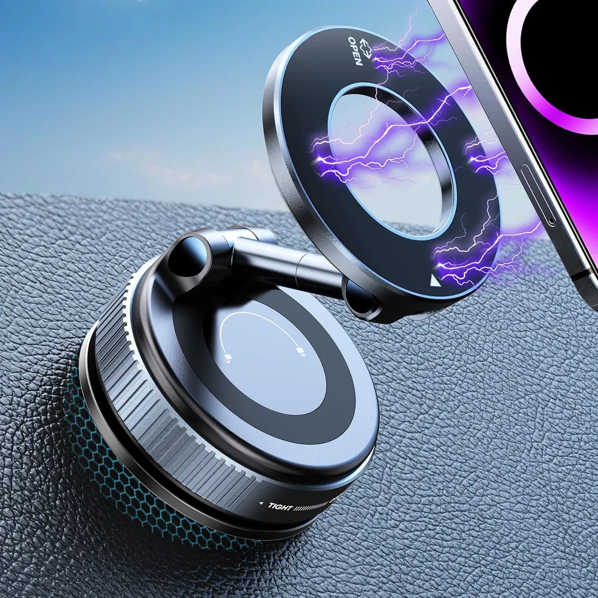 Keyence Keyence 360° Nano Gel Vacuum Magnetic Phone Mount for MagSafe — product photo