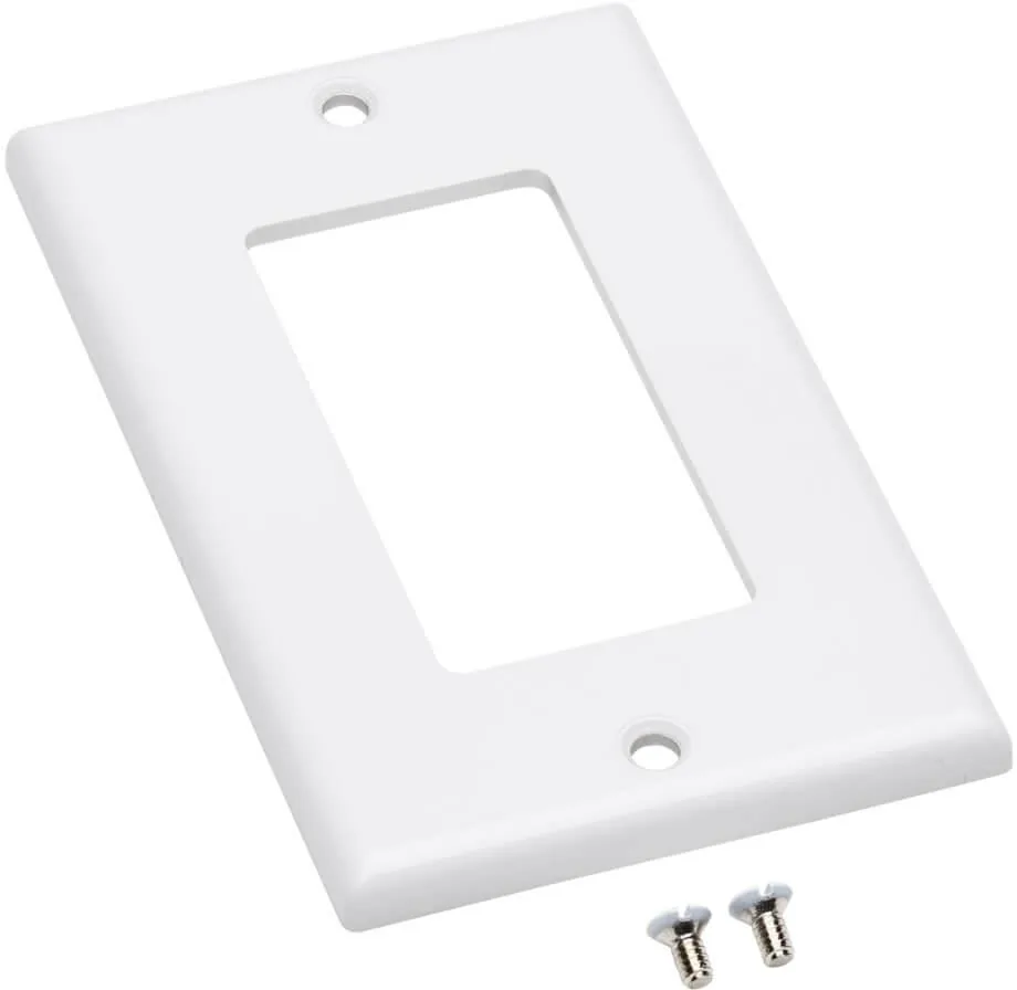Tripp Lite Tripp Lite 1-Gang Decora Faceplate Vertical White N042D100WH — product photo