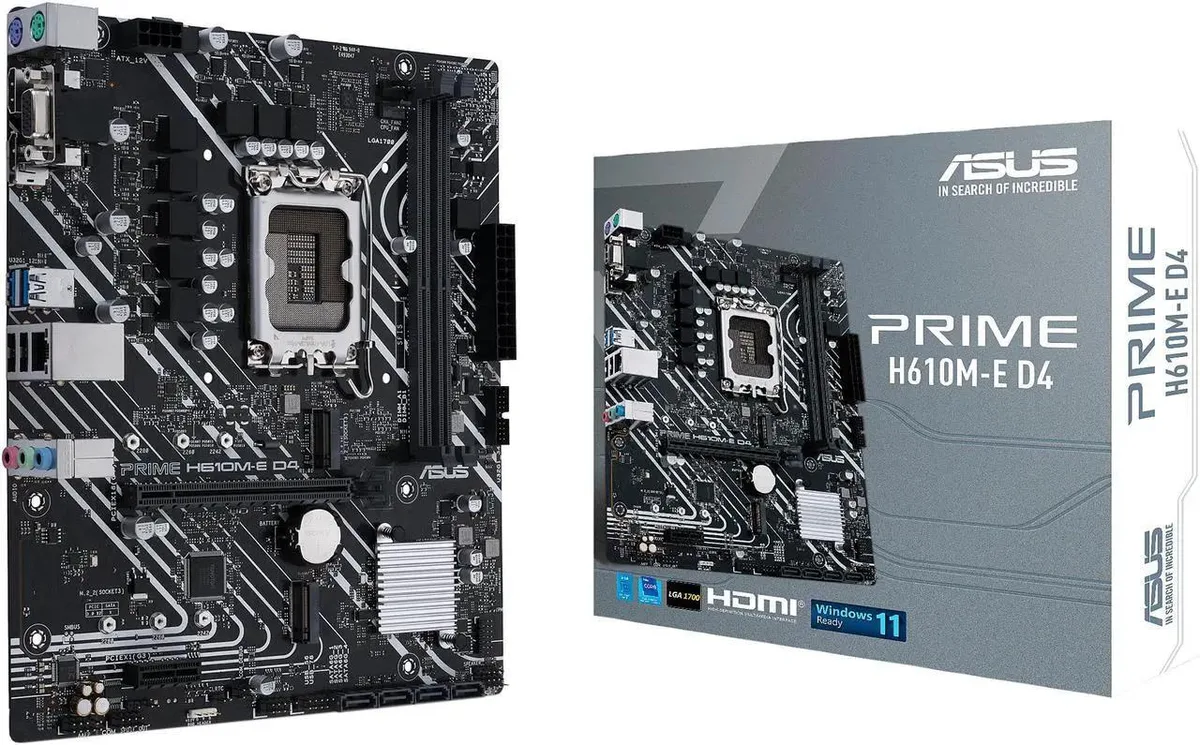 ASUS ASUS PRIME H610M-E D4 Intel motherboard — product photo