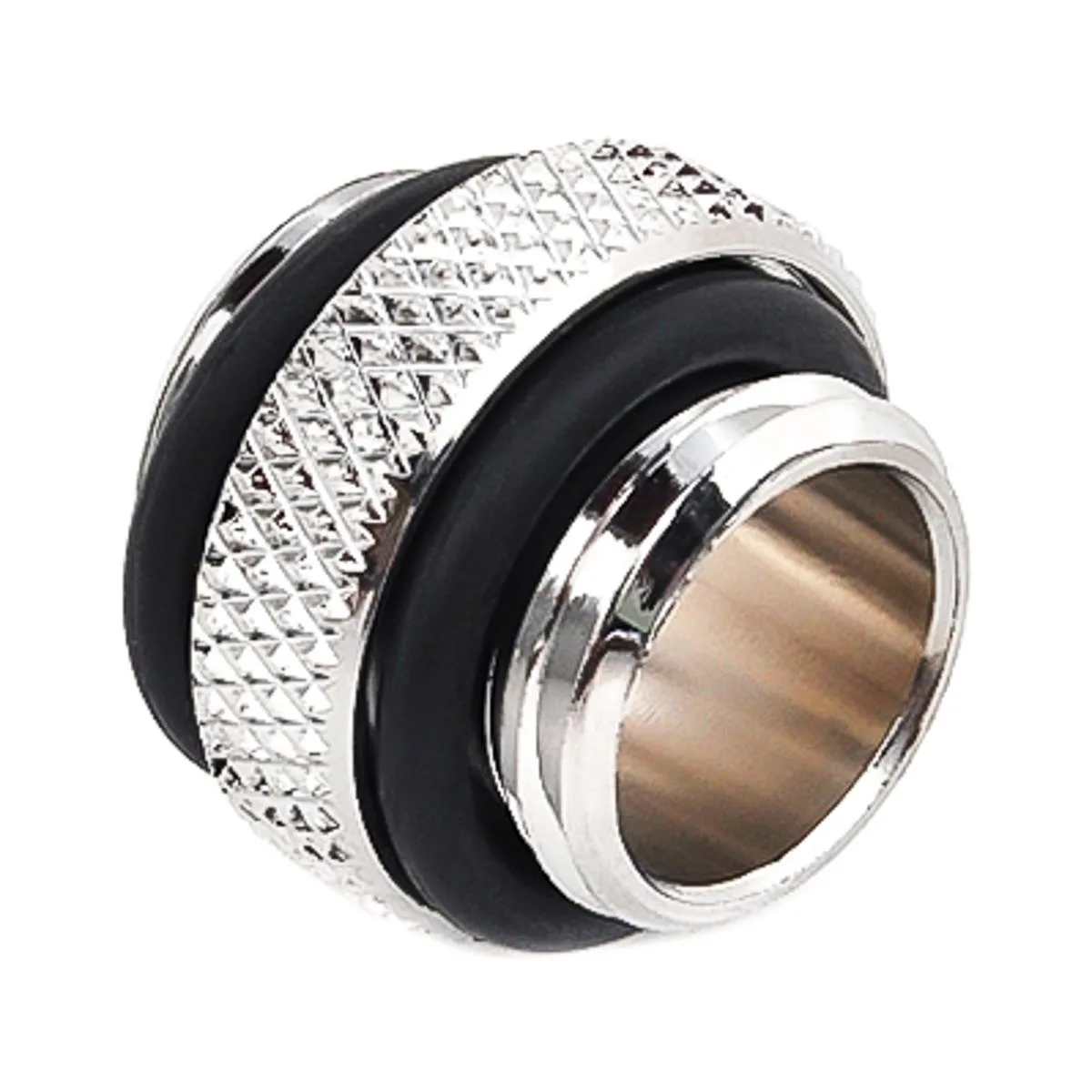 Bitspower Bitspower BP-WTP-C42 G1/4" Male-to-Male Fitting Silver Shining — product photo