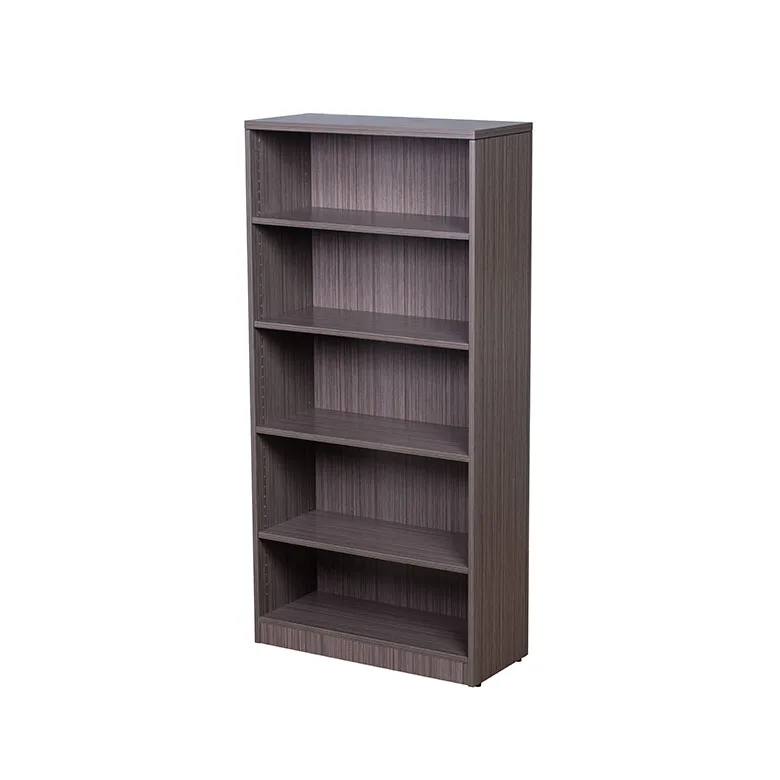 BOSS Office Products BOSS Office Products N158-DW bookcase 31W 14D 65.5H driftwood office furniture — product photo