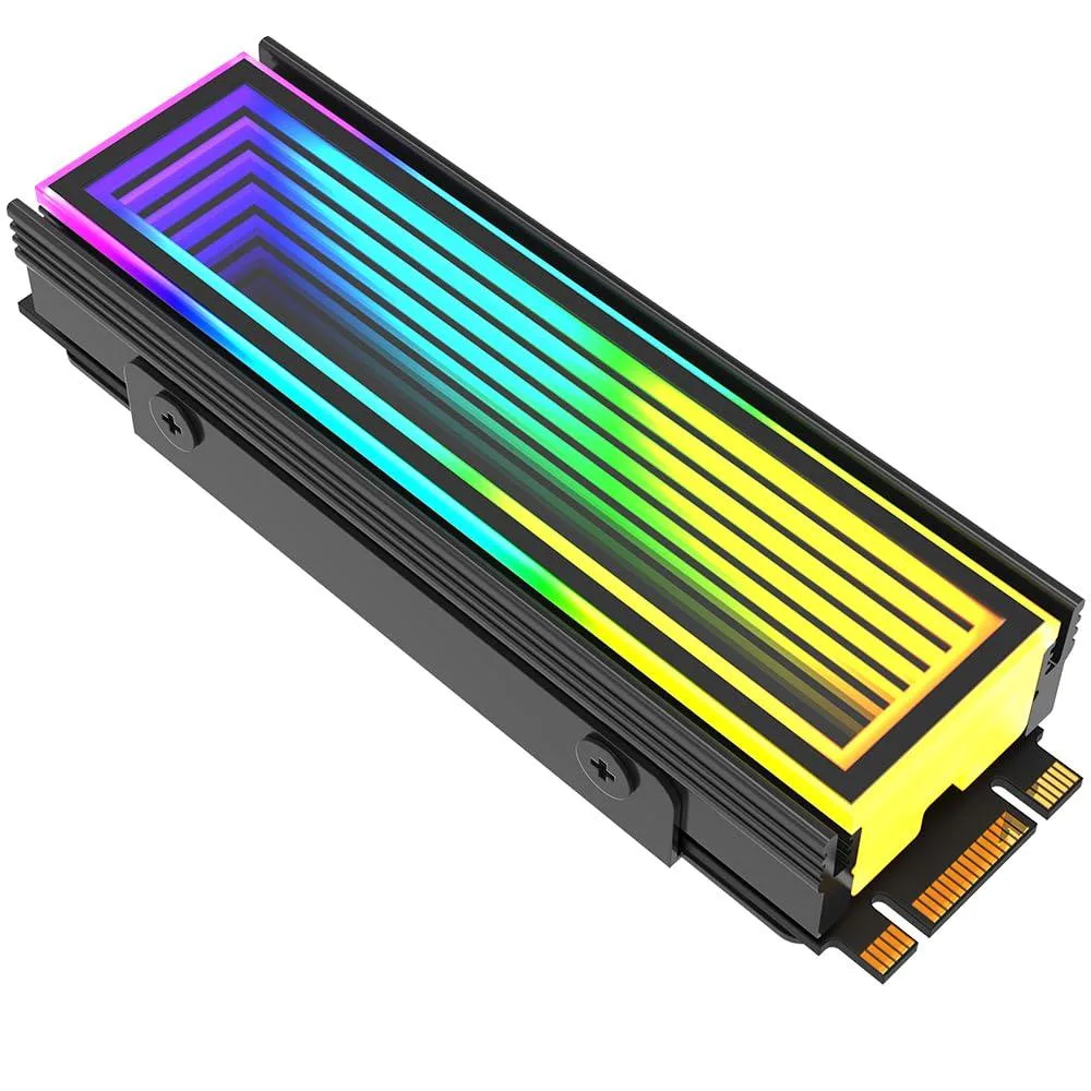 LORDWORLD LORDWORLD ARGB M.2 2280 Heatsink with Thermal Pads — product photo